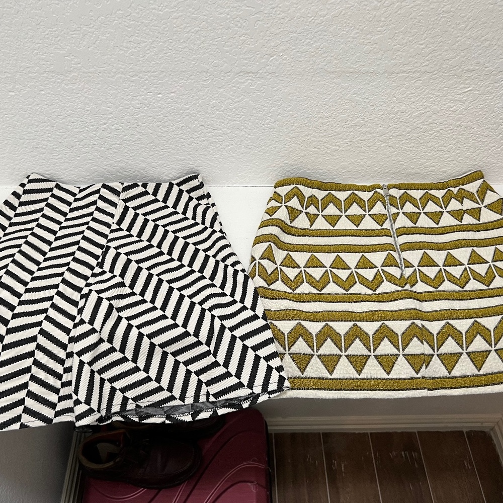 2 beautiful Zara Skirts - Size S